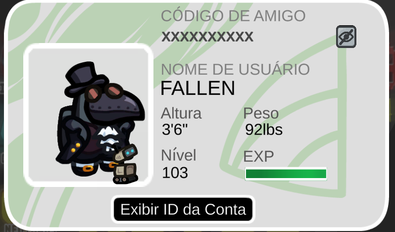 Carteira Código de Amigo